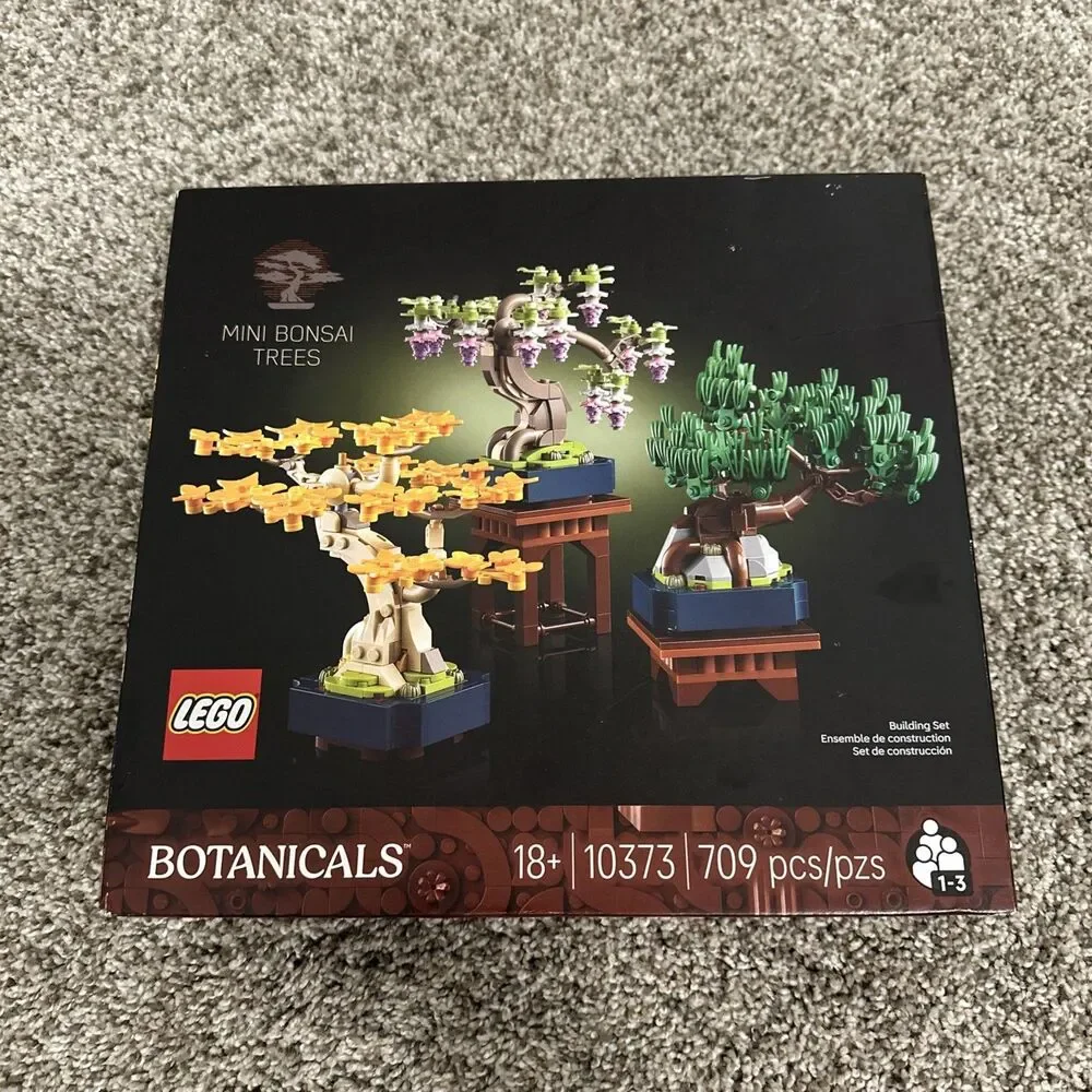 LEGO Botanicals Mini Bonsai Trees Building Set - Artificial Multicolor